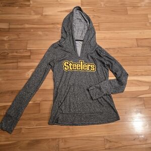 Steelers Studded Hooded Tee